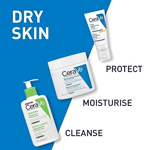 CeraVe Hydrating Cleanser for Normal to Dry Skin with Hyaluronic Acid and 3 Essential Ceramides