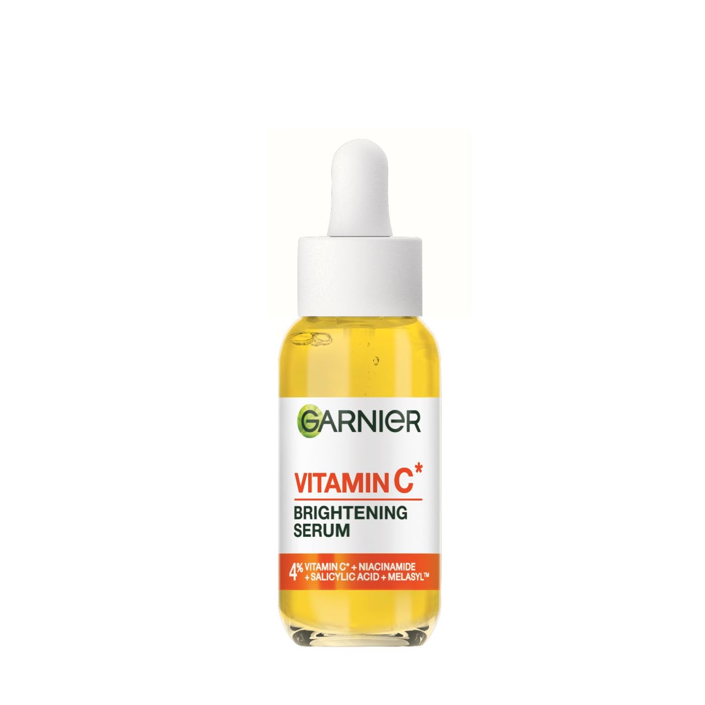 Garnier Vitamin C Brightening Serum for Face, with 4% Vitamin C, Niacinamide & Salicylic Acid