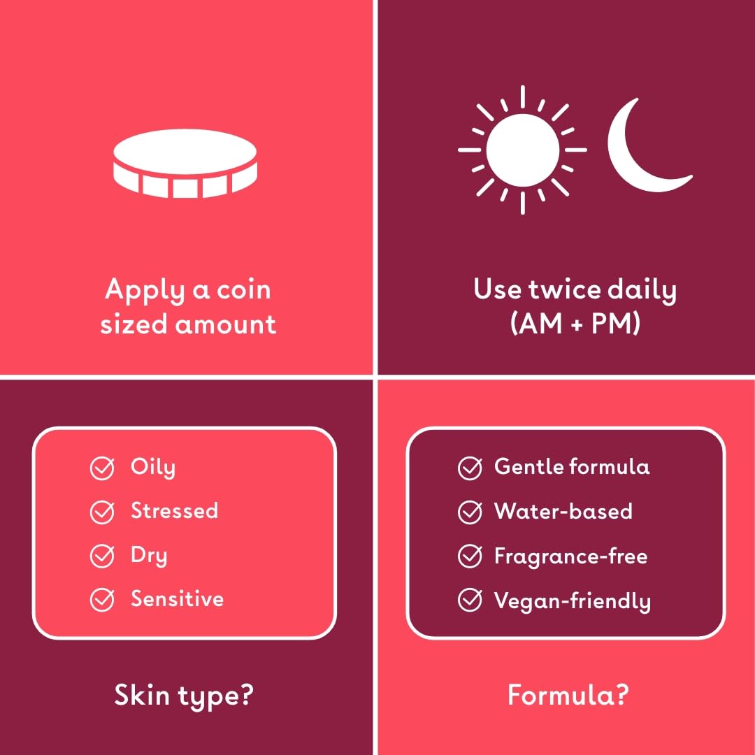 Q+A Niacinamide Gentle Exfoliating Face Cleanser