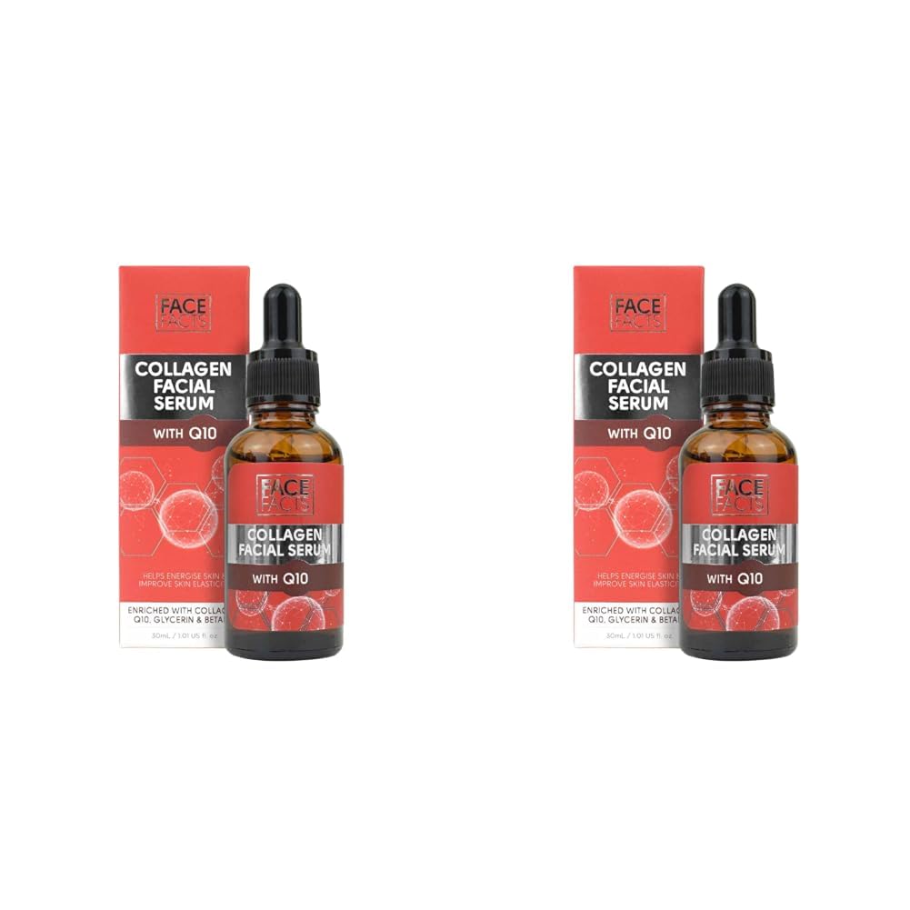 Collagen & Q10 Facial Serum | Ubiquinone (Q10) + Collagen + Betaine | Softens & Smoothens