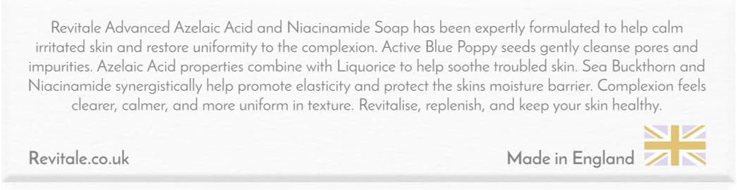 Revitale Advanced Azelaic Acid and Niacinamide Soap