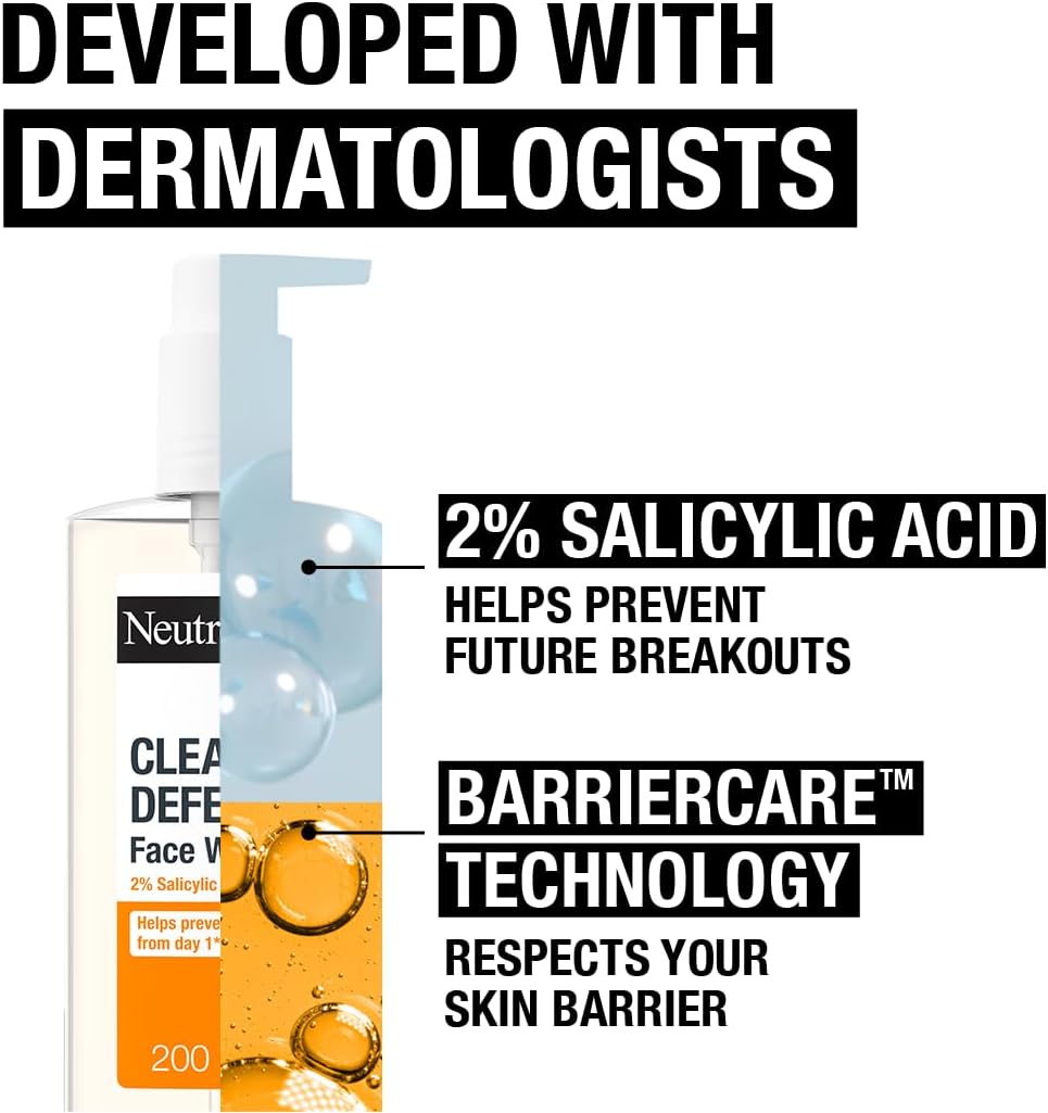 Neutrogena Clear & Defend Face Wash (1x 200ml)