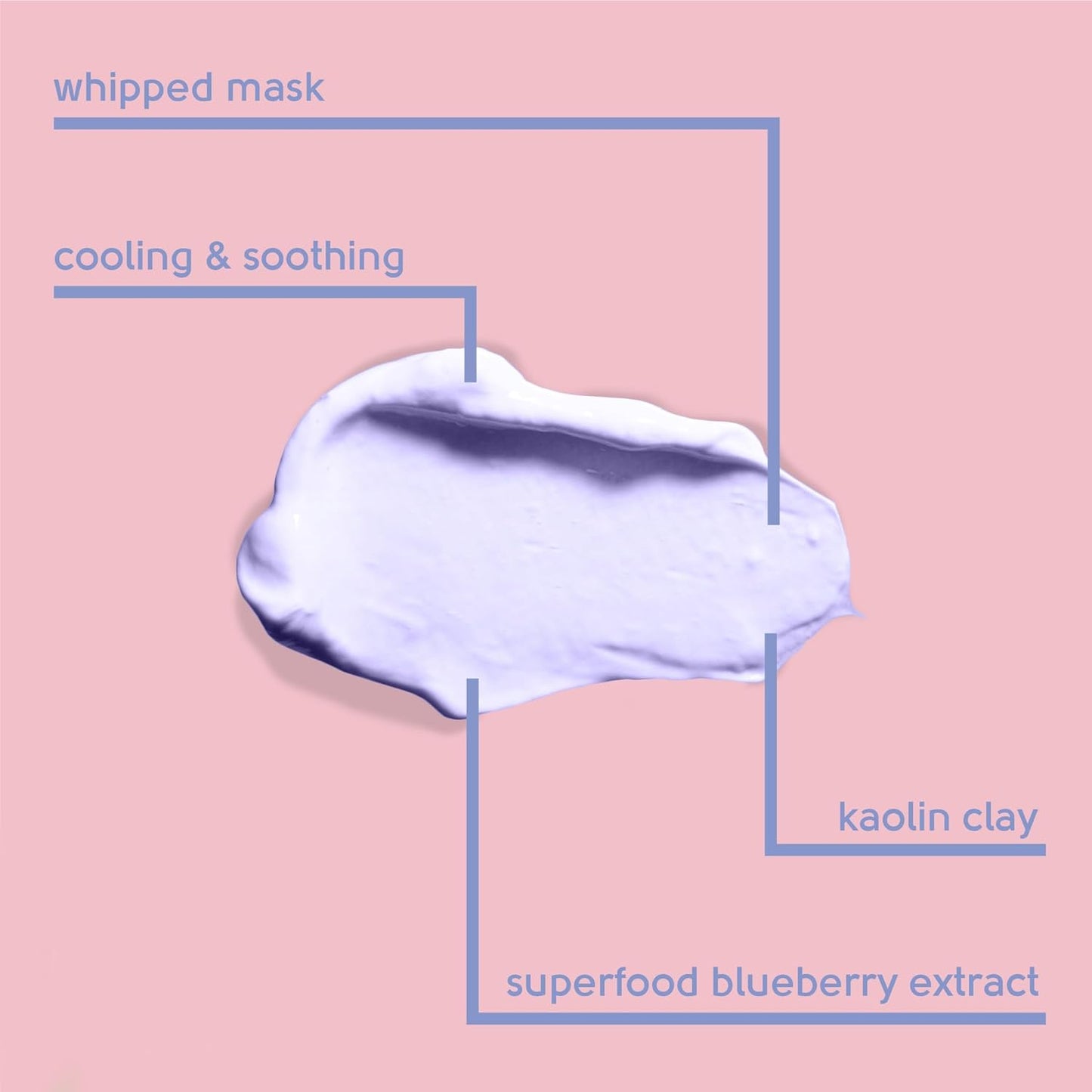 Antioxidant Blueberry Kaolin Clay Face Mask | Brightens + Nourishes | Vegan