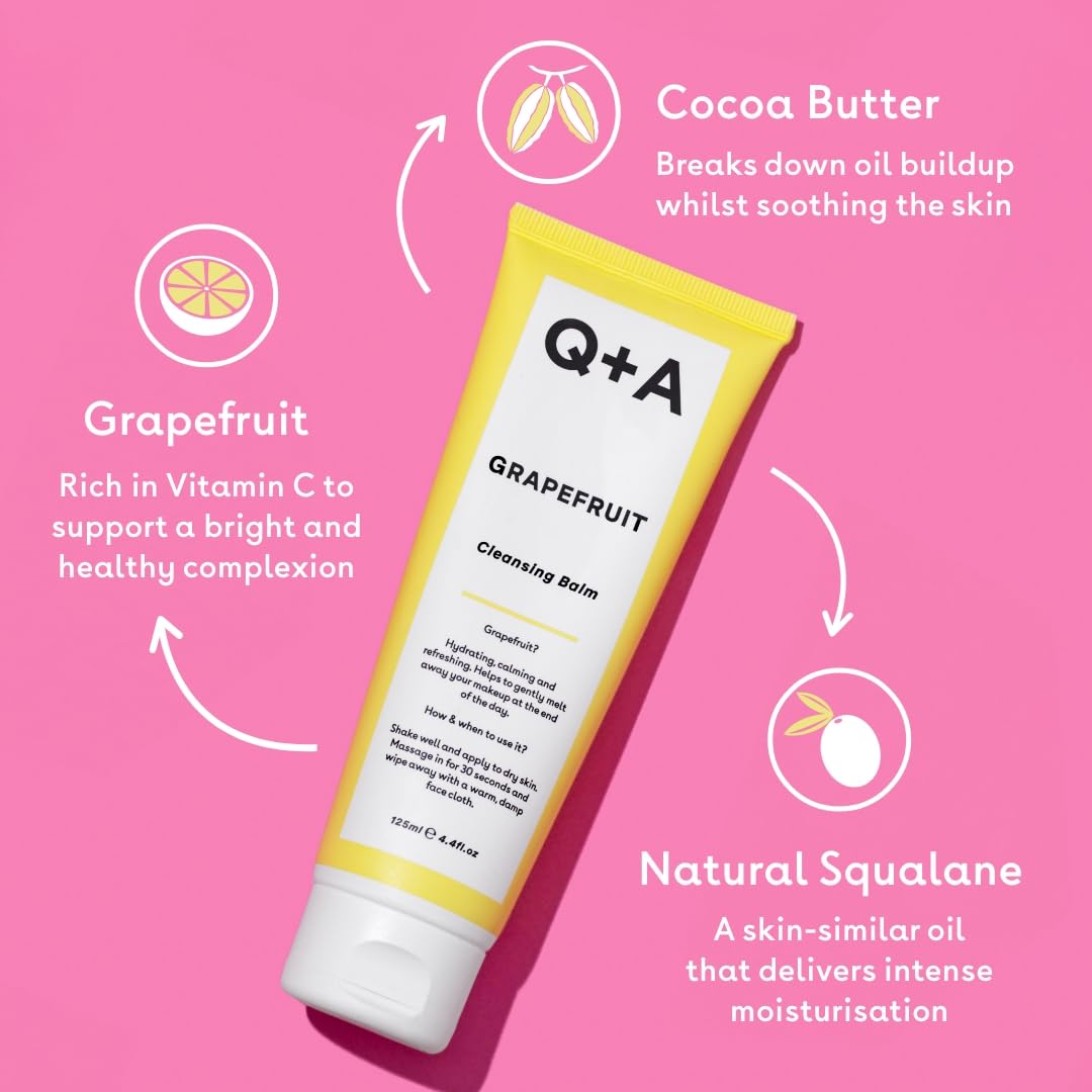 Q+A Niacinamide Gentle Exfoliating Face Cleanser