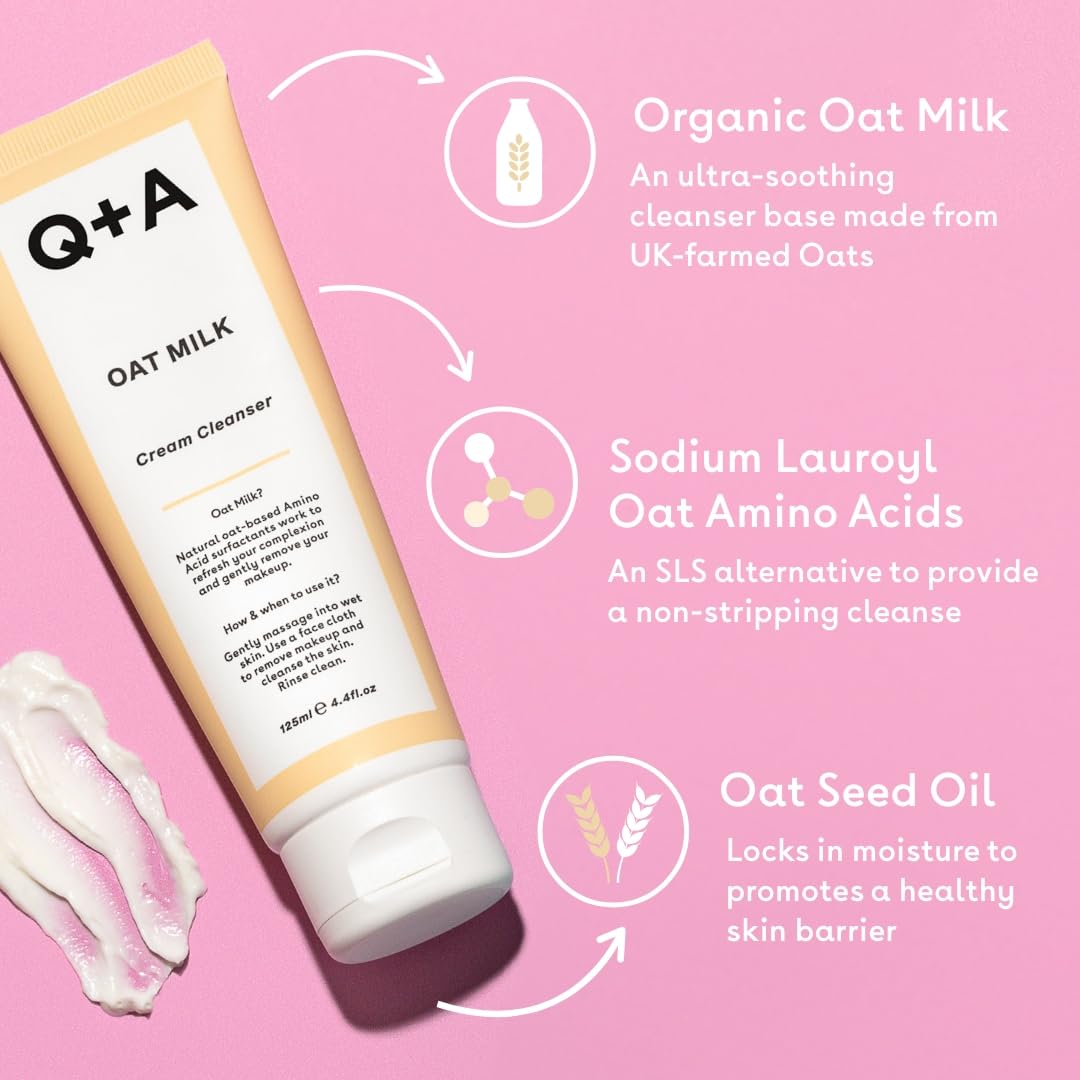 Q+A Niacinamide Gentle Exfoliating Face Cleanser