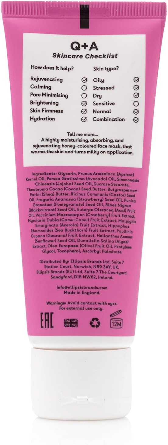Q+A Vitamin A.C.E. Warming Gel Mask