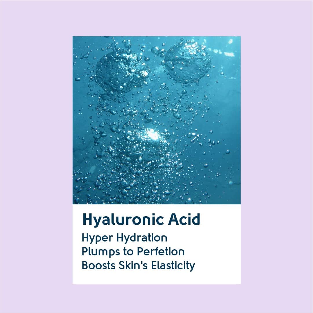 Hyaluronic Facial Serum with Sodium Hyaluronate + Glycerin + Betaine | Smoothens + Plumps + Hydrates