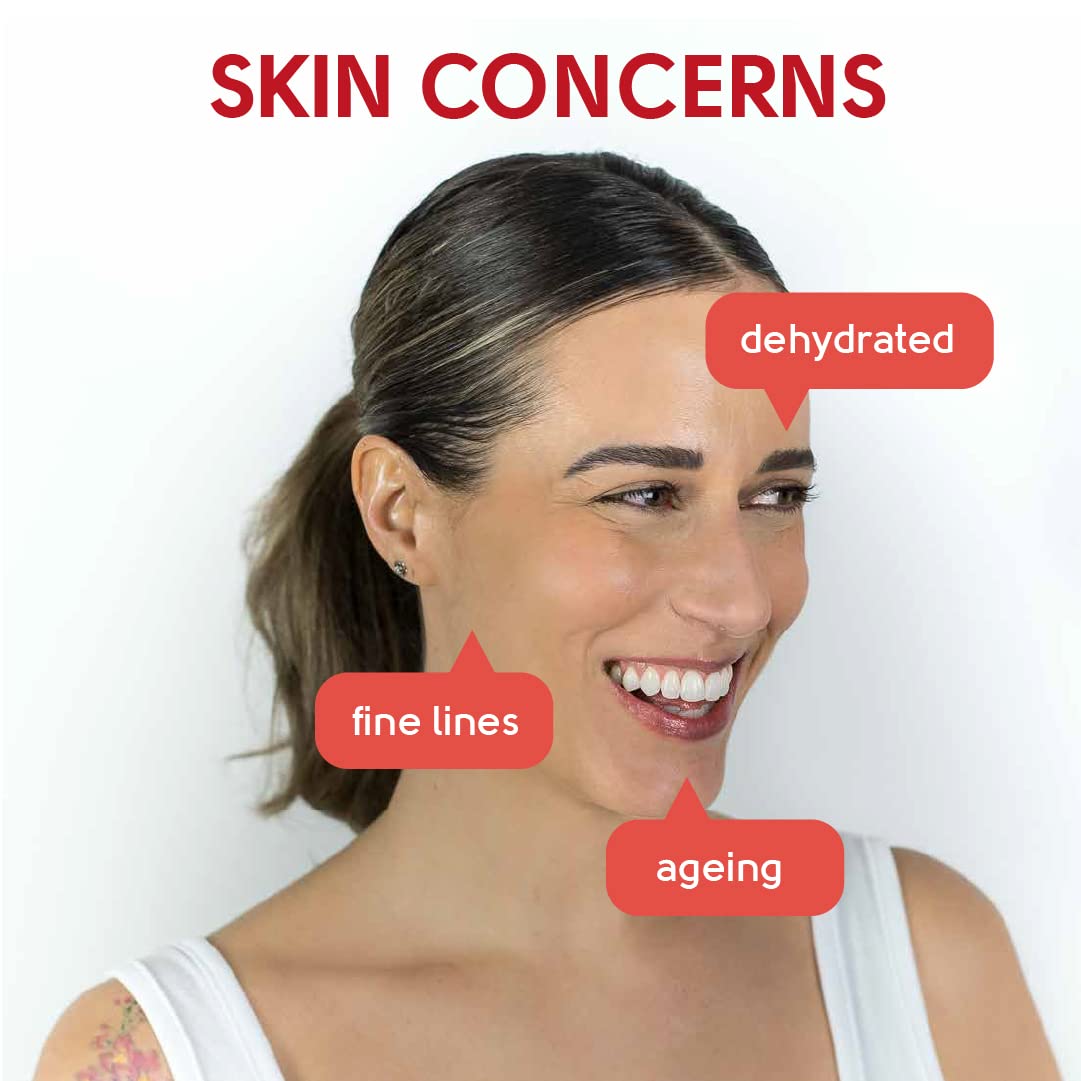 Collagen & Q10 Facial Serum | Ubiquinone (Q10) + Collagen + Betaine | Softens & Smoothens