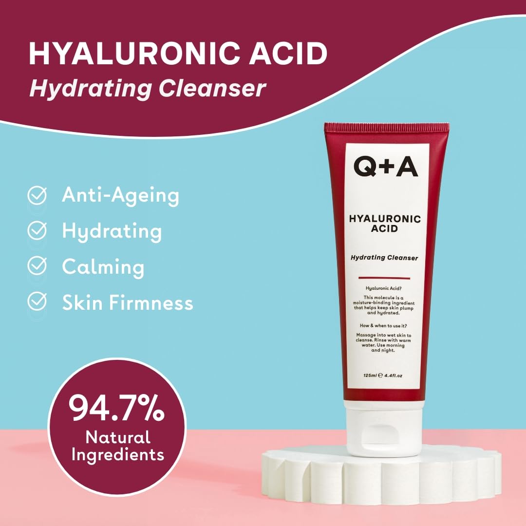 Q+A Niacinamide Gentle Exfoliating Face Cleanser