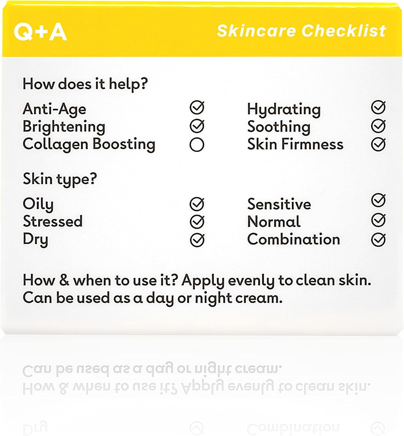 Q+A Ceramide Barrier Defence Face Cream