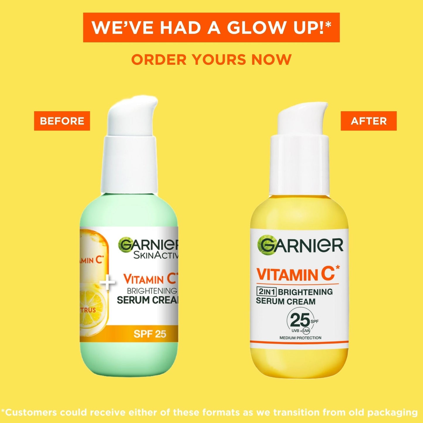 Garnier Vitamin C Brightening Serum for Face, with 4% Vitamin C, Niacinamide & Salicylic Acid