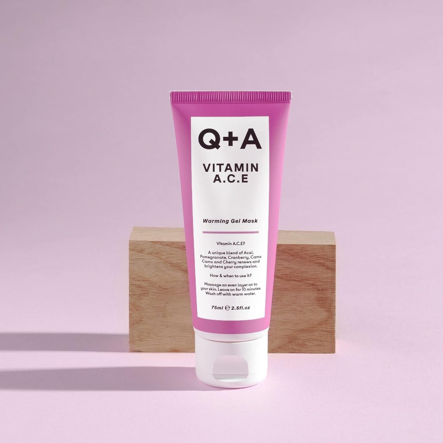 Q+A Vitamin A.C.E. Warming Gel Mask