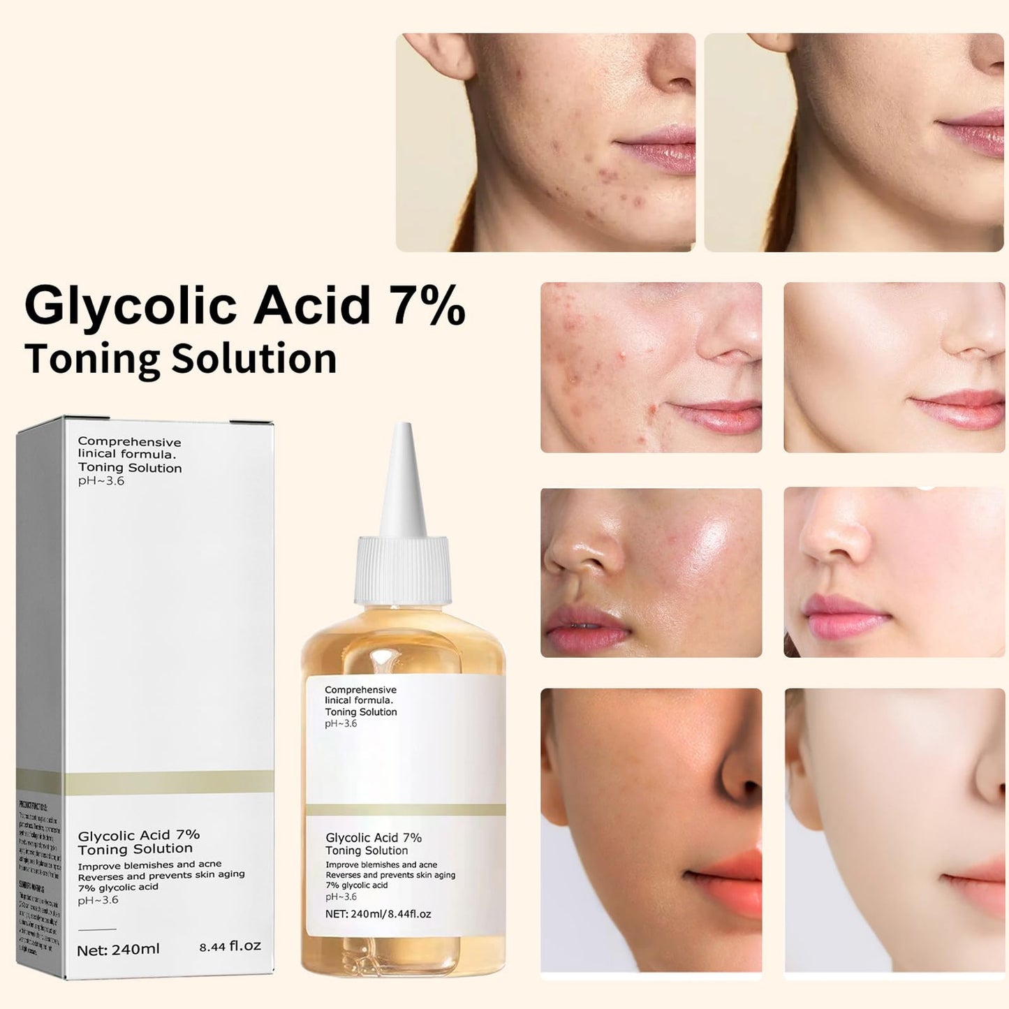 Glycolic Acid 7% Toning Resurfacing Formula