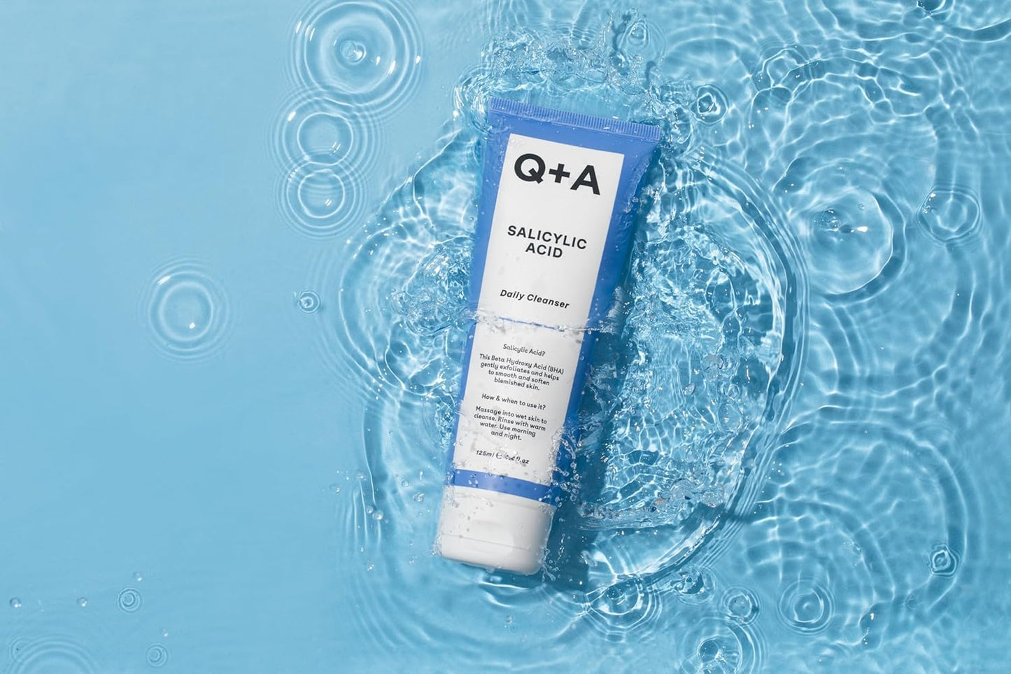 Q+A Niacinamide Gentle Exfoliating Face Cleanser