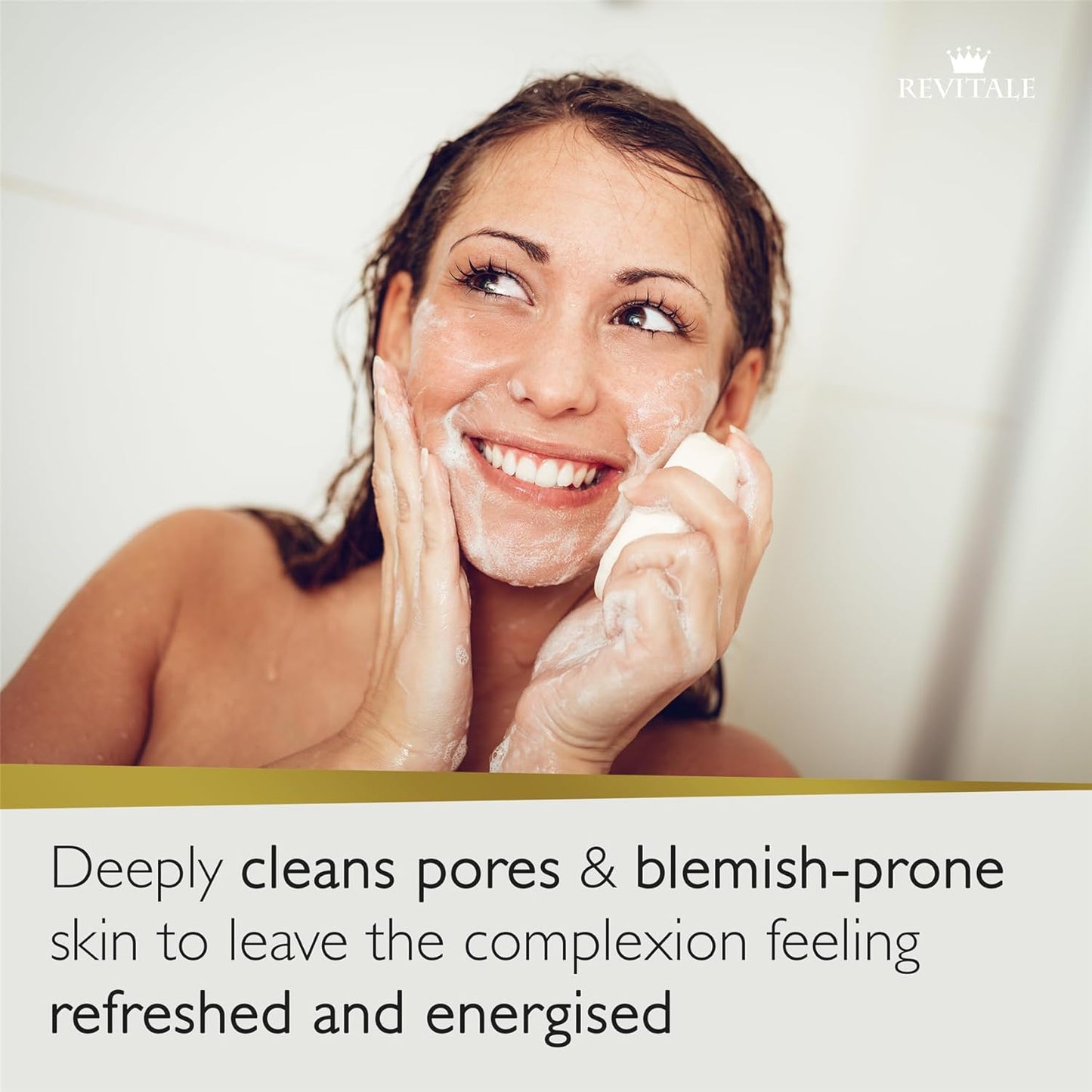 Revitale Advanced Sulphur Soap Treatment 80g - Developed for Blemish- Prone, Rough and Bumpy Skin