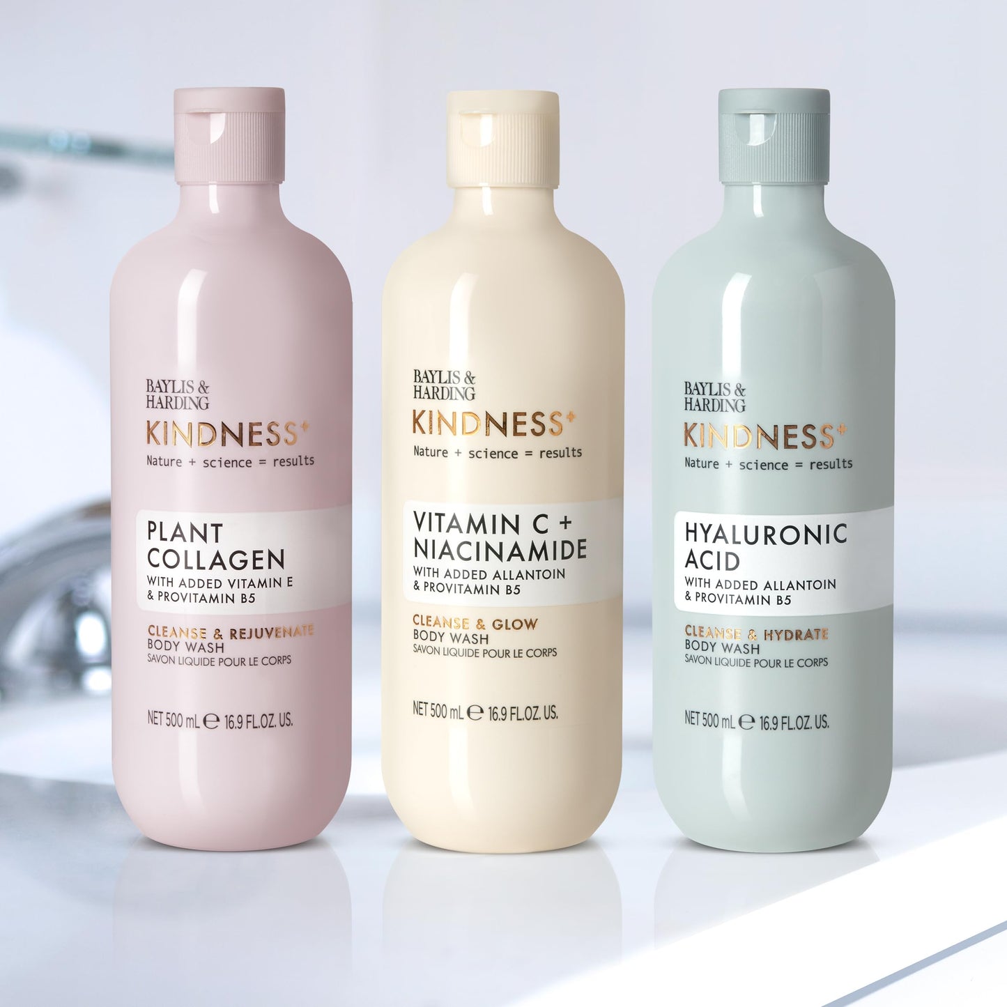 Plant Collagen, Rose Water & Coconut Milk Shower Gel