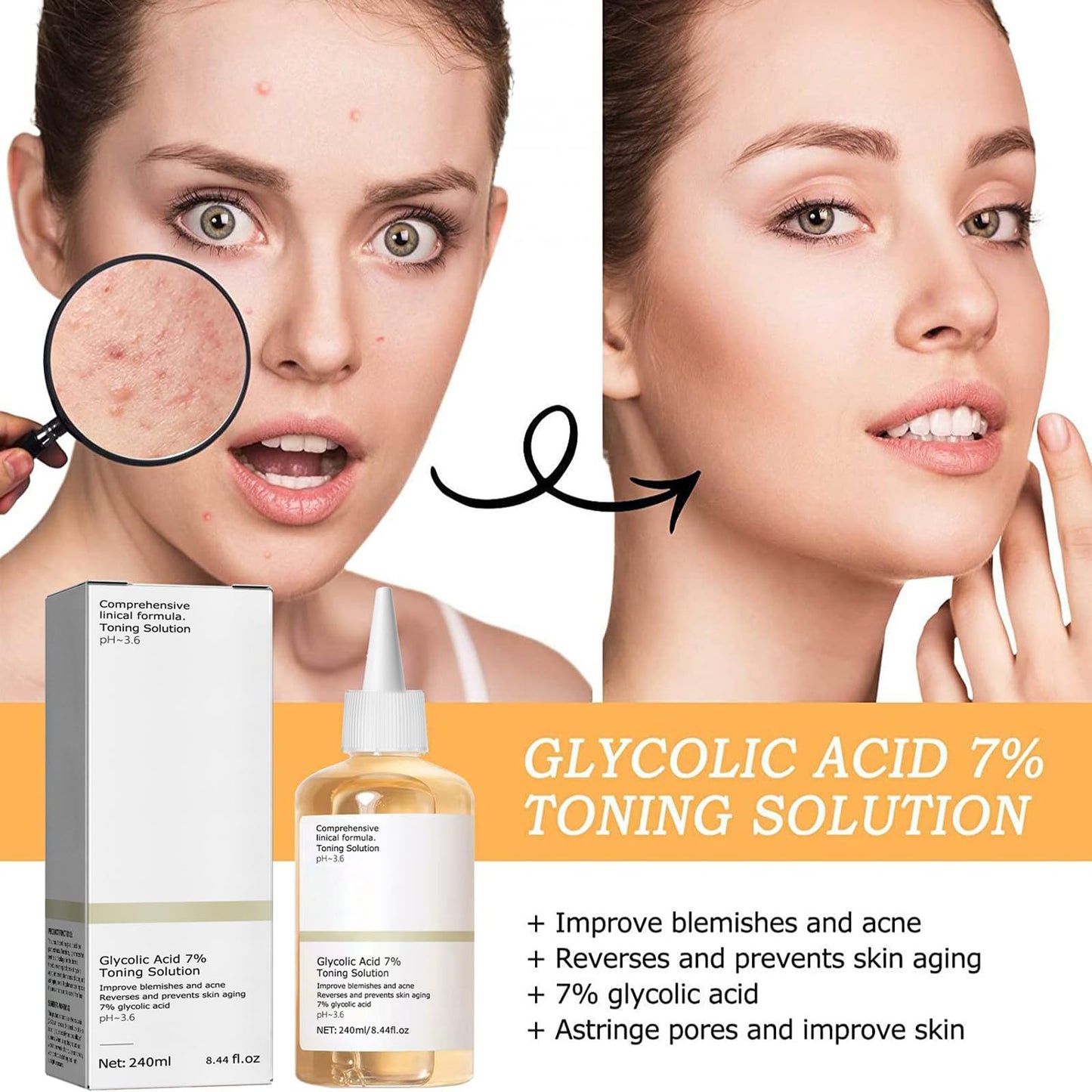 Glycolic Acid 7% Toning Resurfacing Formula