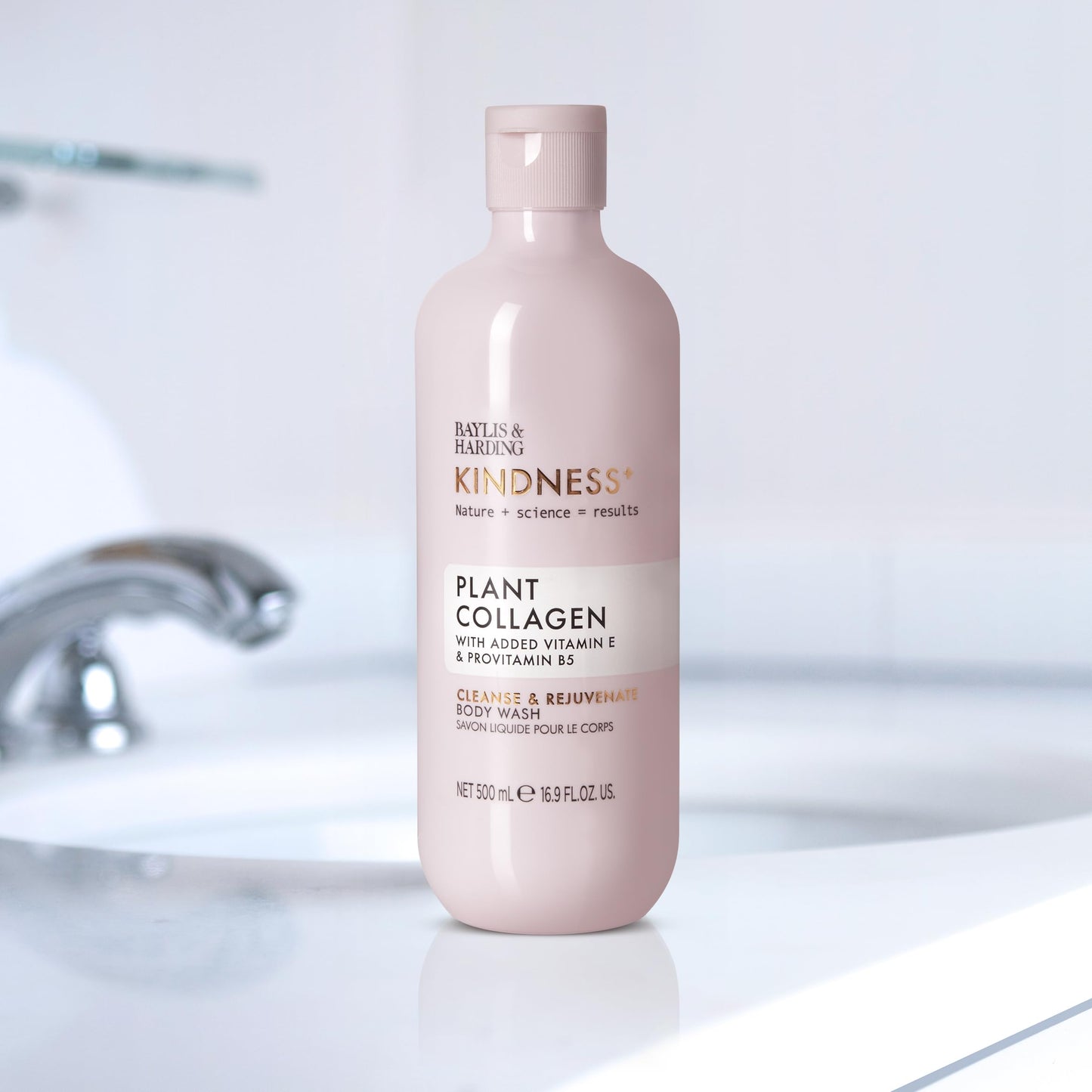 Plant Collagen, Rose Water & Coconut Milk Shower Gel