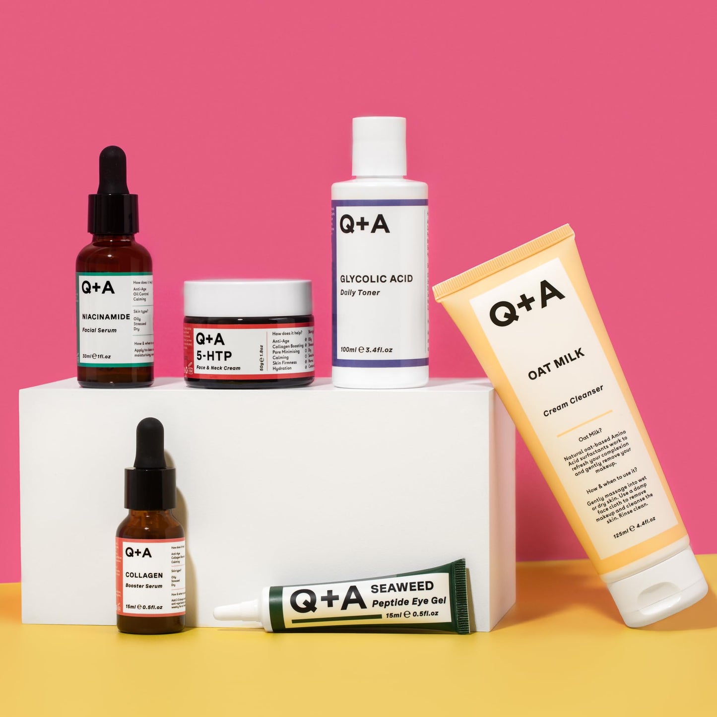 Q+A Niacinamide Gentle Exfoliating Face Cleanser