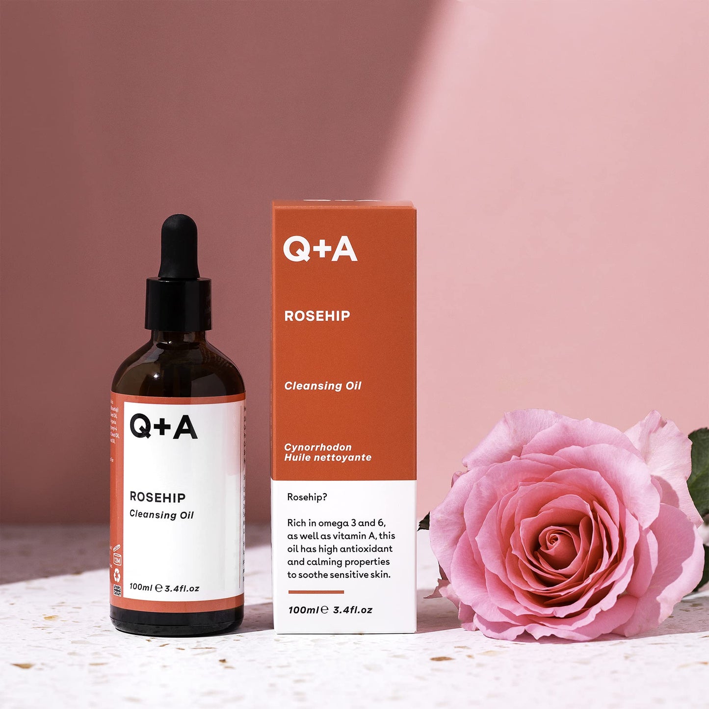 Q+A Niacinamide Gentle Exfoliating Face Cleanser