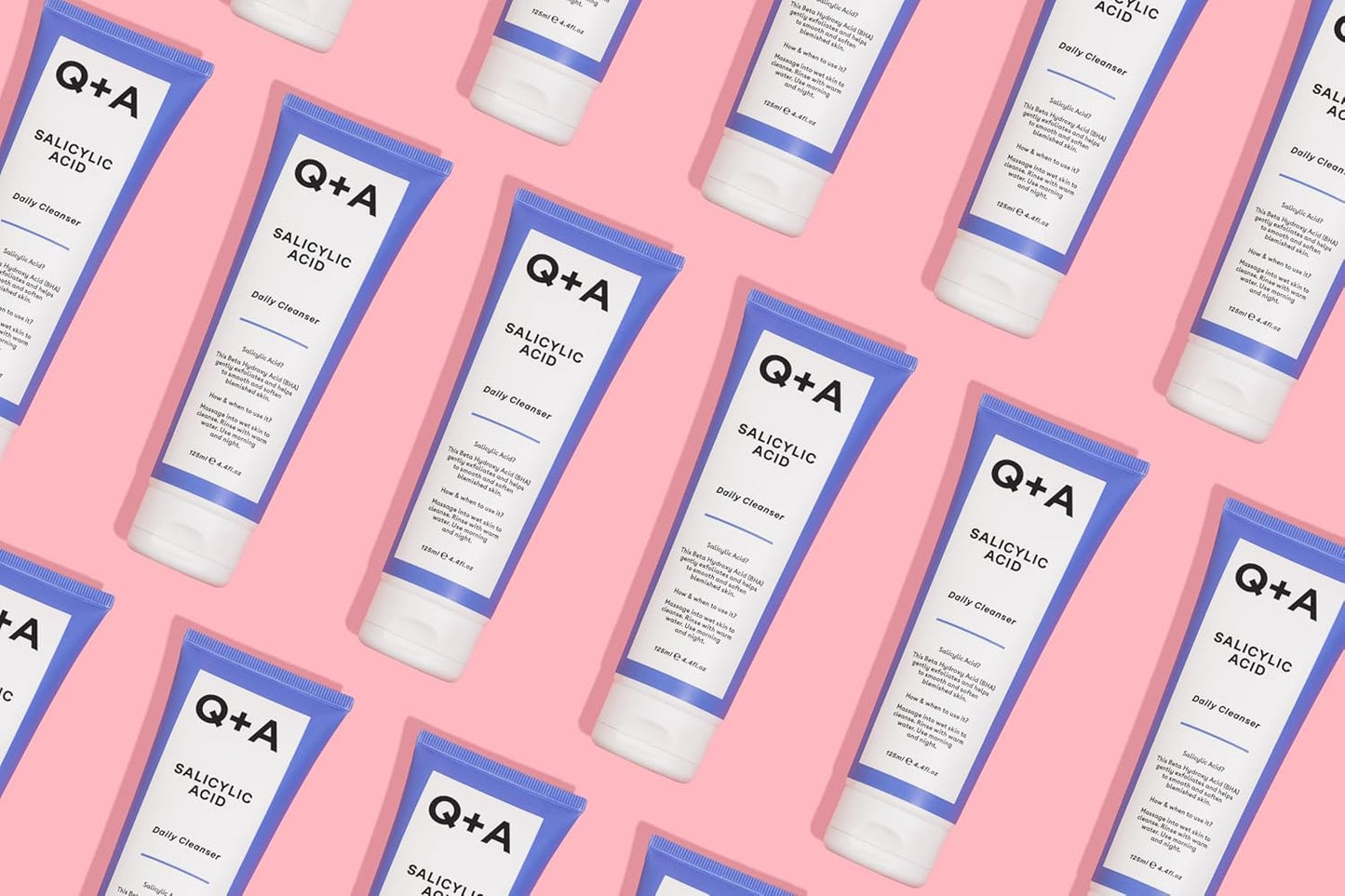 Q+A Niacinamide Gentle Exfoliating Face Cleanser