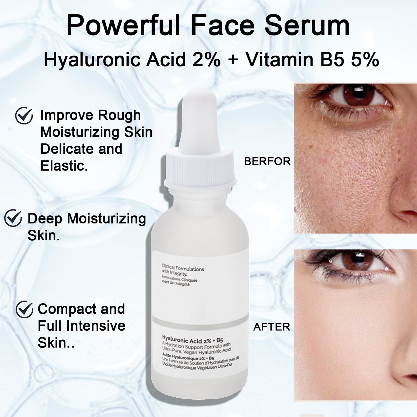 Hyaluronic Acid 2% + Vitamin B5 Serum
