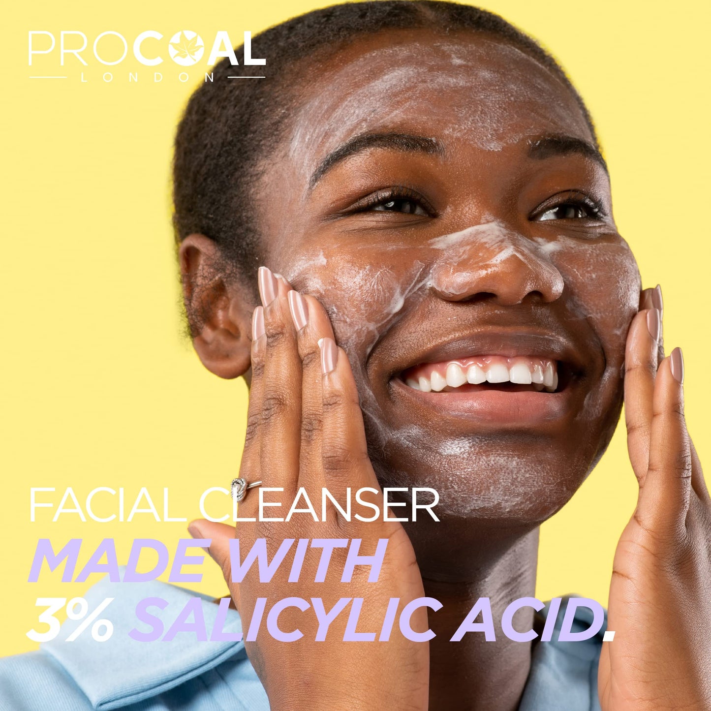 Glycolic Egg Facial Cleansing Soap 100g by Procoal - Glycolic Acid Cleanser For Rejuvenated, Bright and Glowy Complexion, Vegan & Cruelty-free