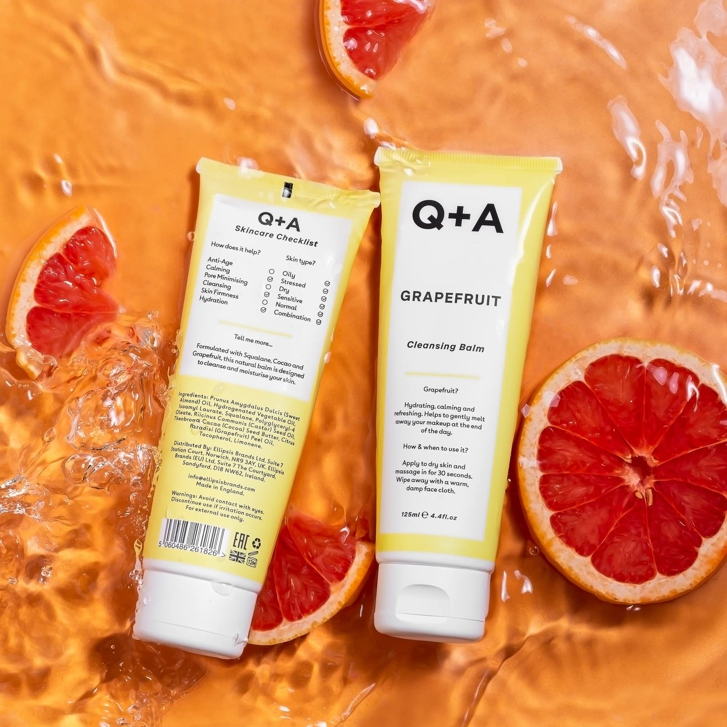 Q+A Niacinamide Gentle Exfoliating Face Cleanser
