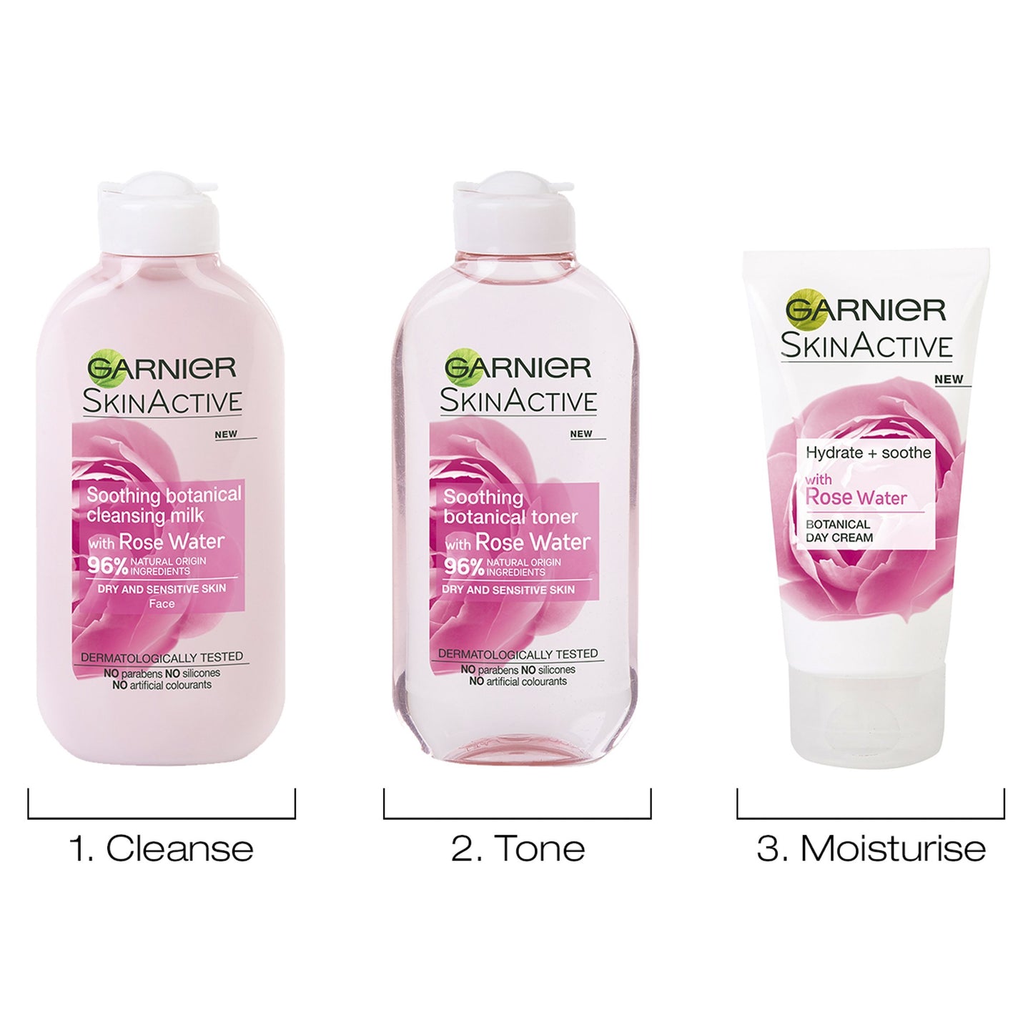Garnier Natural Rose Water Cleansing Milk