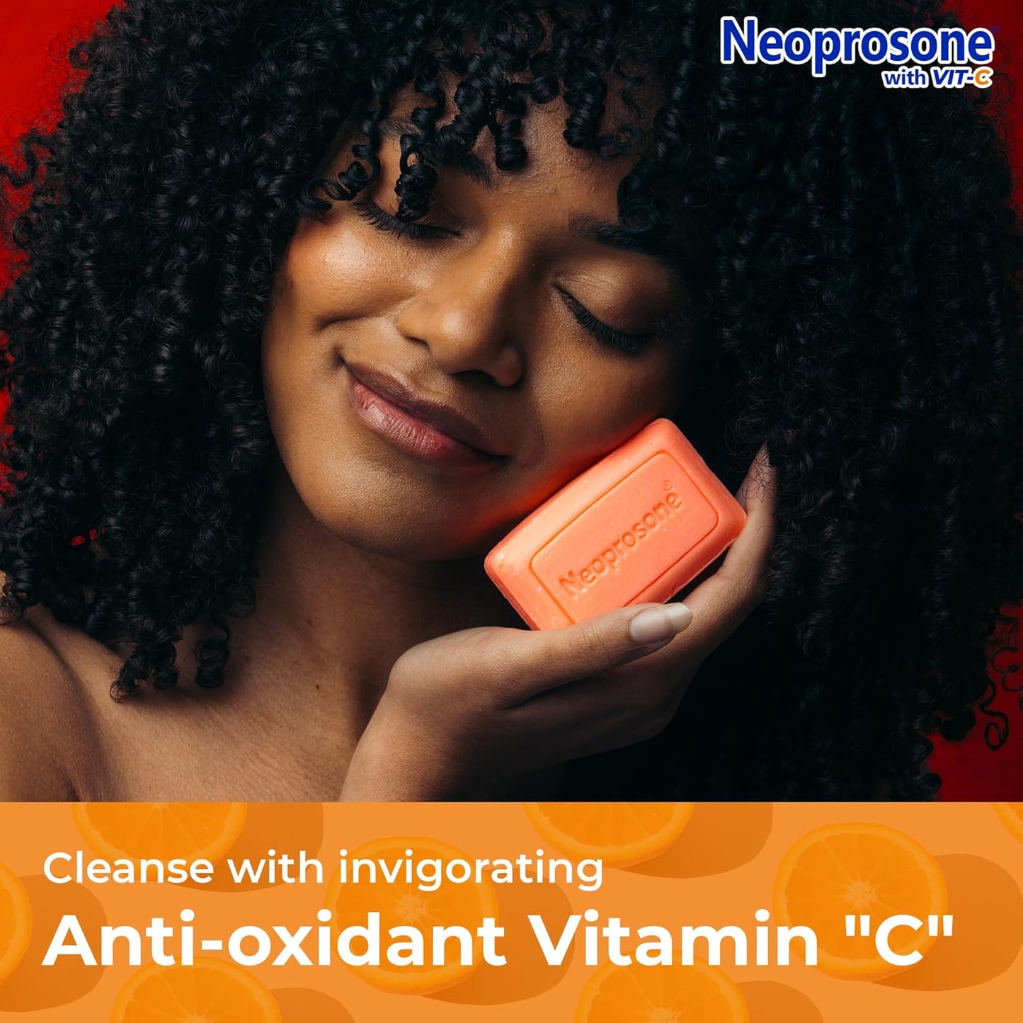 Neoprosone, Skin Brightening Soap | 2.82 oz / 80 g | Cleansing Bar, Helps to Remove Spots on: Knees, Elbows, Face, Private Areas | For Women and Men, with Vitamin C and Castor Oil