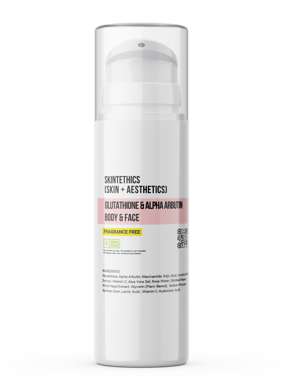 Glutathione & Alpha Arbutin Body and Face Cream – Fragrance-Free | Skintethics (Skin + Aesthetics)