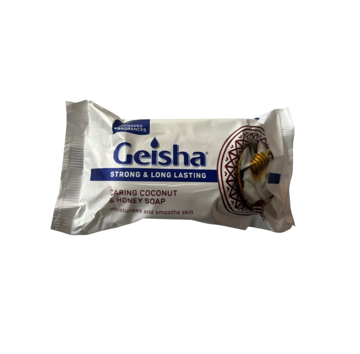 Geisha Caring Coconut & Honey Soap - Moisturizing & Cleansing Bar