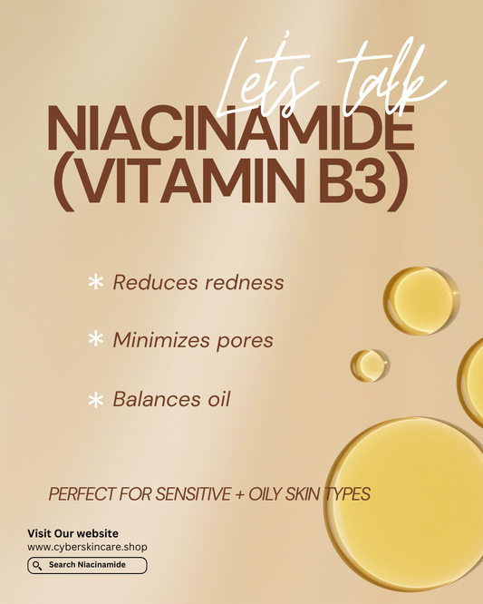 🌸 Niacinamide: The Skin-Loving Vitamin You Didn’t Know You Needed!
