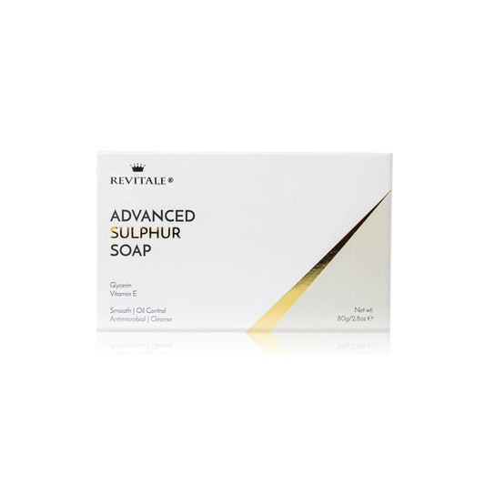 Revitale Advanced Sulphur Soap Treatment 80g - Developed for Blemish- Prone, Rough and Bumpy Skin
