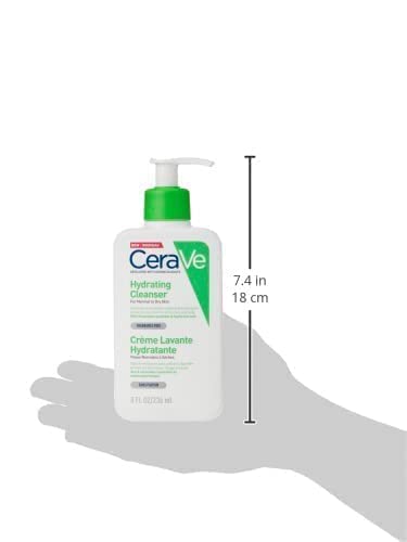 CeraVe Hydrating Cleanser for Normal to Dry Skin with Hyaluronic Acid and 3 Essential Ceramides