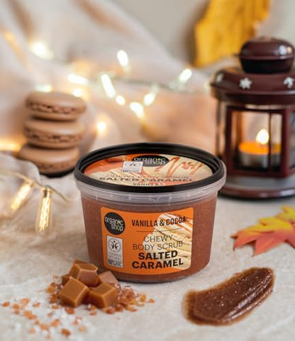 Salted Caramel Chewy Vanilla & Cocoa Body Scrub - 250 ml