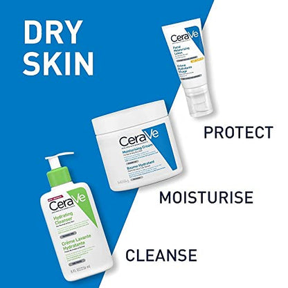 CeraVe Hydrating Cleanser for Normal to Dry Skin with Hyaluronic Acid and 3 Essential Ceramides