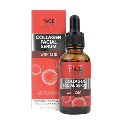 Collagen & Q10 Facial Serum | Ubiquinone (Q10) + Collagen + Betaine | Softens & Smoothens