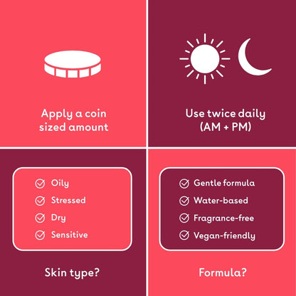Q+A Niacinamide Gentle Exfoliating Face Cleanser