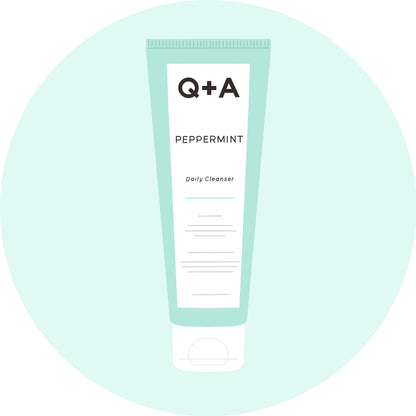 Q+A Niacinamide Gentle Exfoliating Face Cleanser