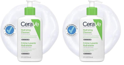 CeraVe Hydrating Cleanser for Normal to Dry Skin with Hyaluronic Acid and 3 Essential Ceramides