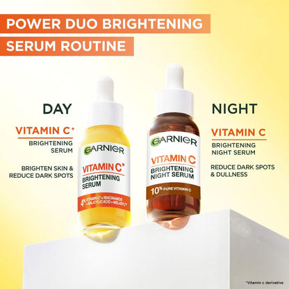 Garnier Vitamin C Brightening Serum for Face, with 4% Vitamin C, Niacinamide & Salicylic Acid