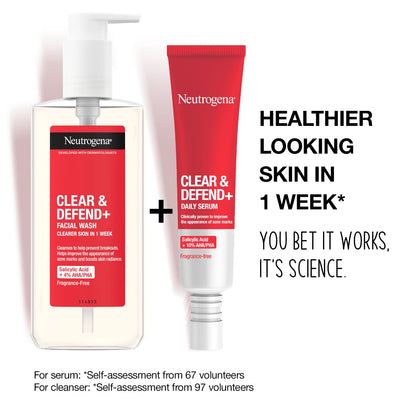 Neutrogena Clear & Defend+ Face Wash