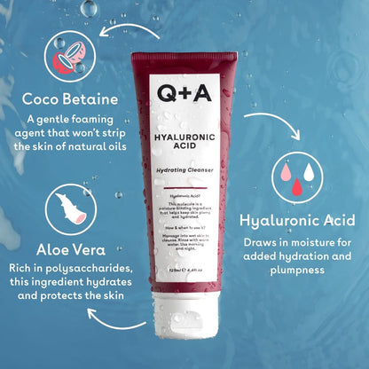 Q+A Niacinamide Gentle Exfoliating Face Cleanser