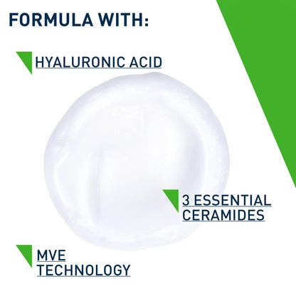 CeraVe Hydrating Cleanser for Normal to Dry Skin with Hyaluronic Acid and 3 Essential Ceramides