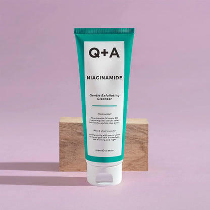 Q+A Niacinamide Gentle Exfoliating Face Cleanser