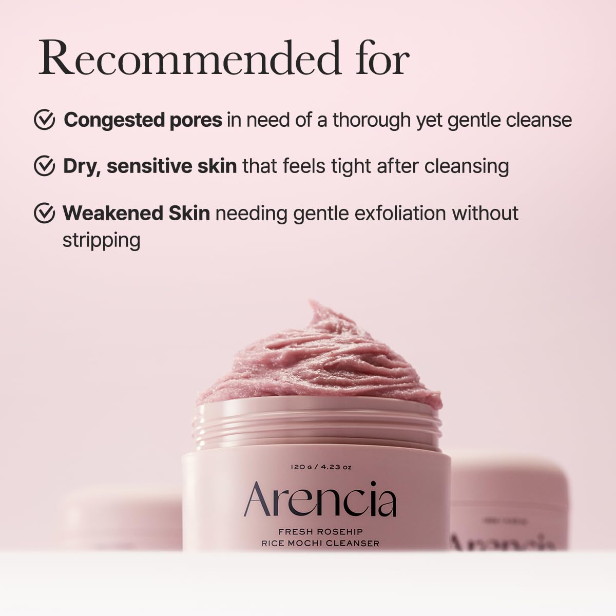 Arencia Korean Rice Mochi Face Cleanser