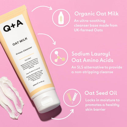 Q+A Niacinamide Gentle Exfoliating Face Cleanser