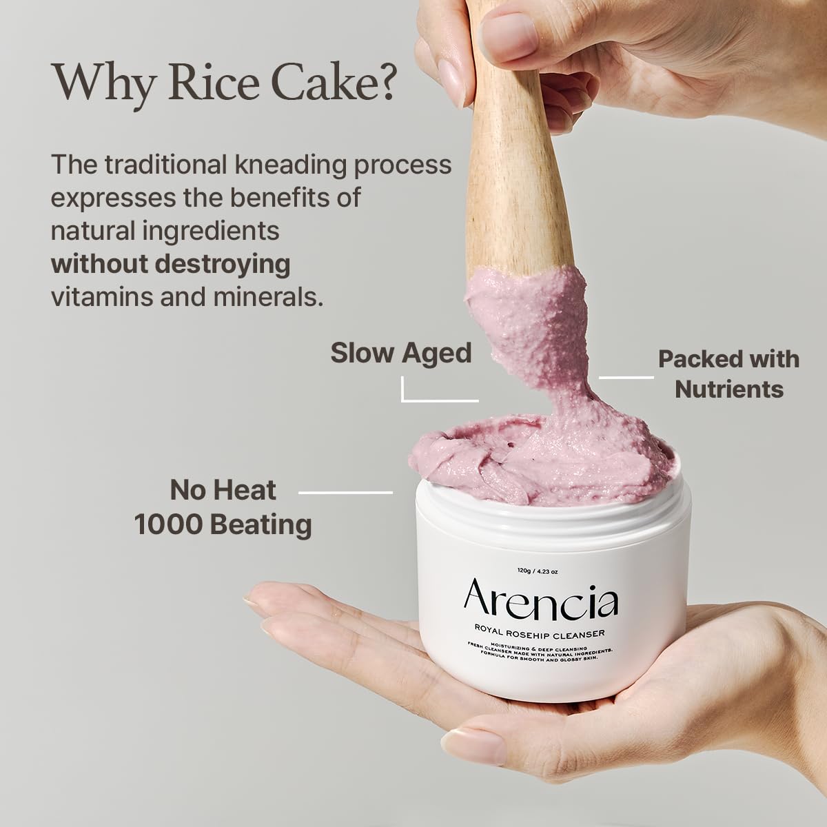 Arencia Korean Rice Mochi Face Cleanser
