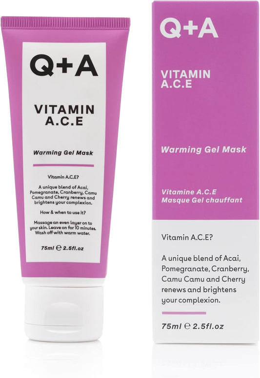 Q+A Vitamin A.C.E. Warming Gel Mask